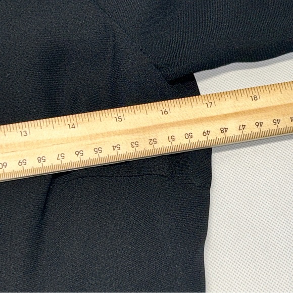 Maggie London Dress Midi Sheath Black Floral Embroidery sz 6 Petite - Picture 8 of 12